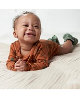 Gerber Baby Boys Long Sleeve Onesies Bodysuits, 6-Pack