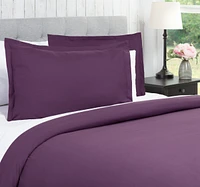 Chanasya Premium Solid Duvet Cover Set - (68” x 90”) & 1 Pillow Sham (20” 26”) 2-Piece