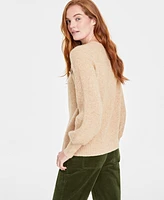 On 34th Women's Raglan-Sleeve Jeweled-Button Sweater, Created for Macy's