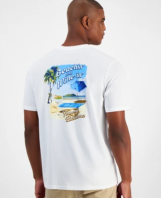 Tommy Bahama Men's Beachin' & Wine Logo Graphic T-Shirt