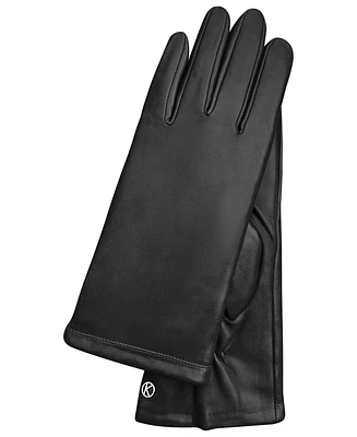 Women`s extra long Premium Lamb Leather Touchscreen Gloves "Keira