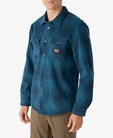 O'Neill Men's Glacier Plaid High Pile Super Button Shirt