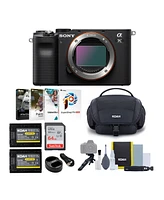 Sony Alpha a7C Full-Frame Compact Mirrorless Camera Body (Black) Bundle