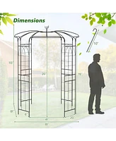 Skonyon Birdcage Shape Gazebo for Climbing Plants and Wedding Ceremony Decoration