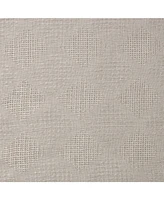 Chanasya Premium 2-Panel Diamond Textured Semi Sheer Curtain Panels - 3-in-1 Back Tab, Rod Pocket