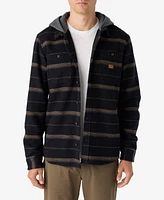 O'Neill Landmarked Stripe Hooded Flann Button Shirt