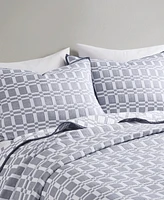 Madison Park Harlow Reversible Matelasse 3-Pc. Coverlet Set