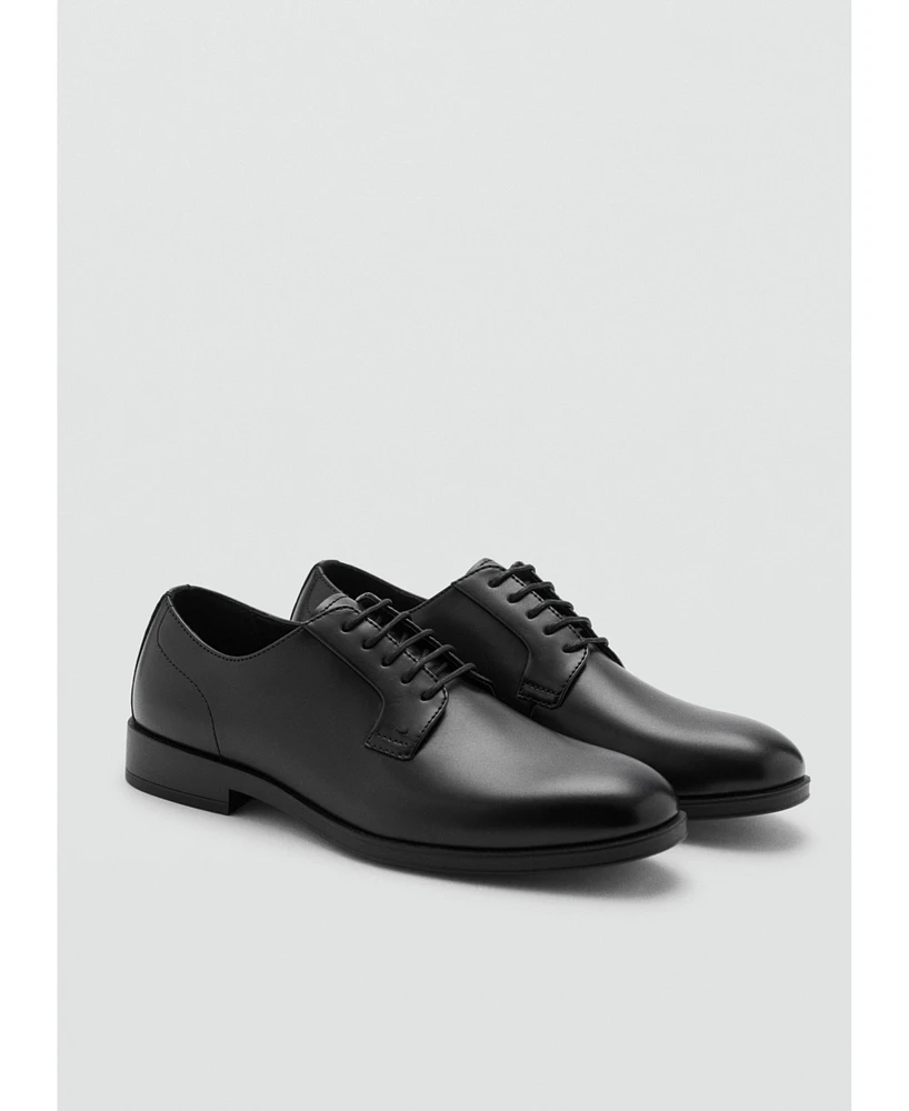 Mango Men's Leather Suit Shoes