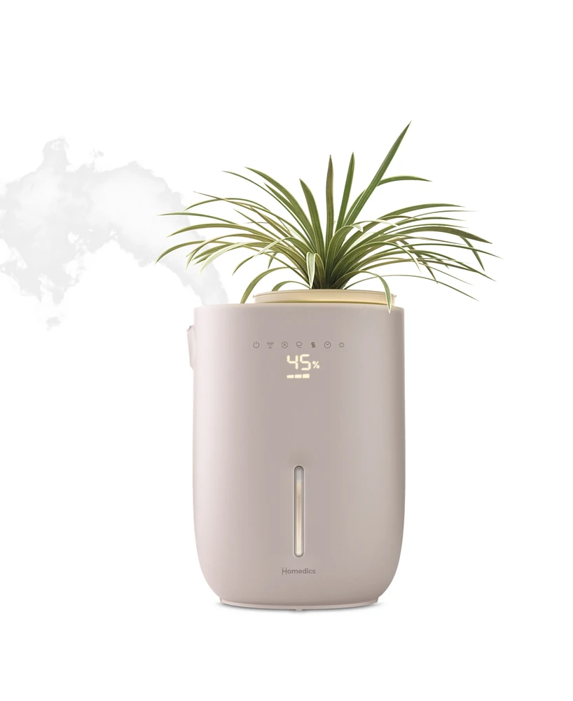 HoMedics Warm Cool Mist Humidifier with Small Planter