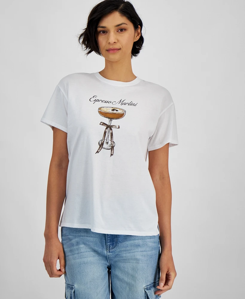 And Now This Women's Espresso Martini Graphic Cotton T-Shirt, Exclusively at Macy's