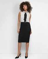 Dkny Women's Double-Zip-Front Pencil Skirt