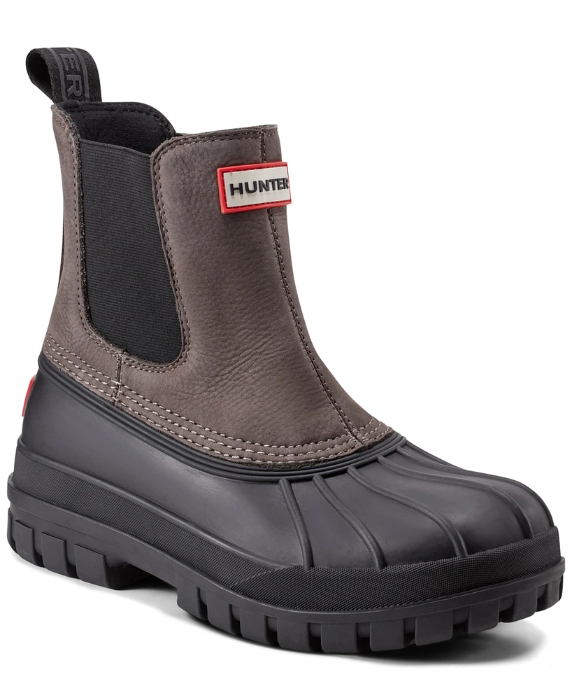 Hunter Men's Suffolk Waterproof Duck Boots from Finish Line