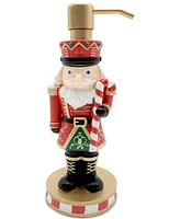 Mistletoe Farms Nutcracker Soap Pump & Hand Towels 3-Pc. Boxed Set