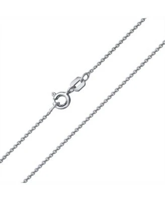 Bling Jewelry Simple Thin 2mm 14k Yellow Gold Plated .925 Sterling Silver Rolo Cable Chain Necklace Women