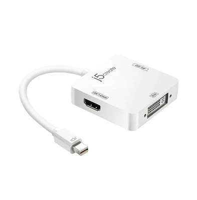 j5create JDA173 Mini DisplayPort to 4k DisplayPort/4k Hdmi/Dvi Adapter