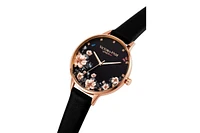 Victoria Hyde London Victoria Hyde Watch Green Park Flower Leather