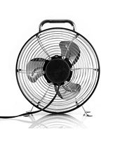 Vie Air 12 Inch High Velocity Dual Speed Retro Metal Drum Fan