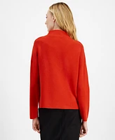 T Tahari Women's Funnel-Neck Sweater