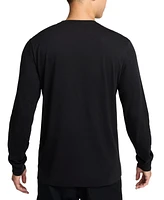 Nike Sportswear Men's Long Sleeve Crewneck Logo T-Shirt