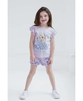 Disney Princess Moana Belle Minnie Mouse Nightmare Before Christmas Tank Top and French Terry Shorts Toddler to Big Kid