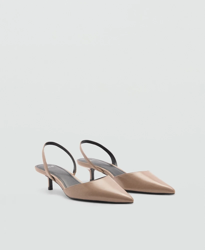 Mango Women's Kitten Heeled Shoes