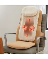 Sharper Image Shiatsu Luxe Chair Pad, Heated Seat Topper Massager