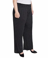 Ny Collection Plus Smocked-Waist Pants