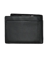 Club Rochelier Men's Slim Wallet with Zippered Pocket