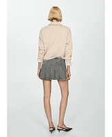 Mango Women's Denim Mini-Skirt