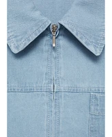 Mango Women's Pocket Denim Overshirt