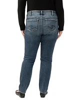 Silver Jeans Co. Plus Elyse Mid-Rise Comfort-Fit Straight