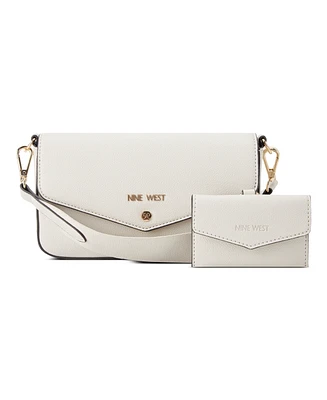 Nine West Peaches Crossbody Flap with Card Case
