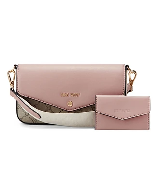 Nine West Peaches Crossbody Flap with Card Case