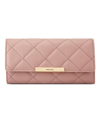 Nine West Mirabella Check Sec Wallet