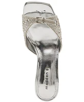 Madden Girl Dawn-r Buckled Stiletto Dress Mules