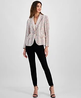 Anne Klein Women's Tweed One-Button Jacket