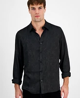 Guess Men's Bowery Paisley-Print Shirt