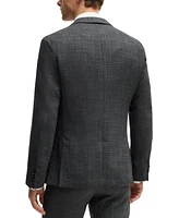 Boss by Hugo Men's Micro-Patterned Slim-Fit Jacket