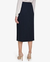 Tommy Hilfiger Women's Pleated Pull-On Midi Skirt