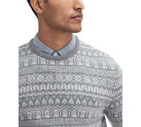 Barbour Men's Stonebeck Classic-Fit Fair Isle Wool Crewneck Sweater