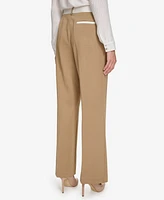 Tommy Hilfiger Women's Colorblocked High-Rise Jersey Pants