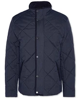 Barbour Men's Embleton Quilted Full-Zip Brushed Herringbone Jacket