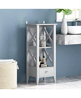Slickblue 1-Drawer Storage Rack – Compact and Functional Organizer for Home or Office