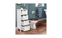 Slickblue 4-Drawer Storage Cabinet Functional and Stylish Organizer for Any Space