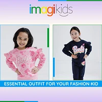 Barbie Toddler Girls Fleece Sweatshirt and Jogger Pants Outfit Set