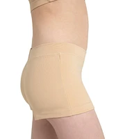 Capezio Girls Team Basics Cut Low Rise Short