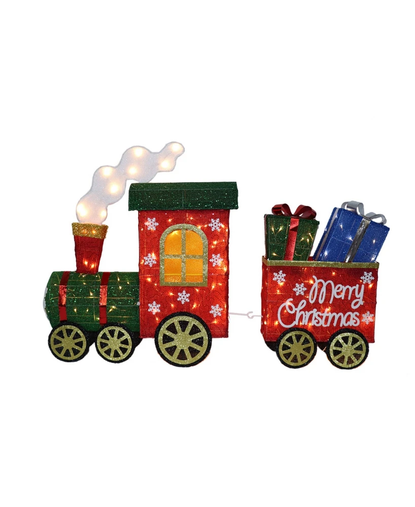 Northlight 48" Led Lighted Train with Presents Outdoor Yard Decoration