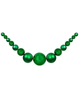 Northlight 6' Shiny and Matte Shatterproof Ball Christmas Swag