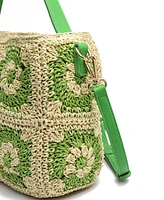 Like Dreams Meadow Mini Straw Tote Bag