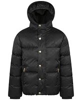 Jordan Big Kids Neutral 23 Jacquard Faux Down Fill Jacket